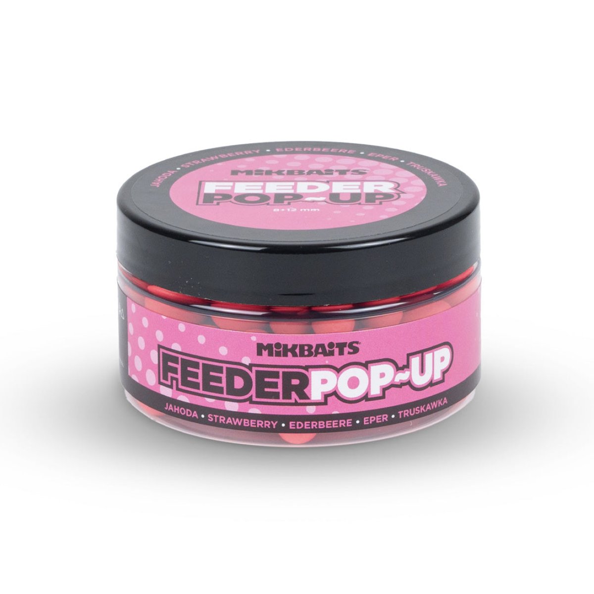 Mikbaits Feeder pop-up 100ml Jahoda - 8 + 12 mm