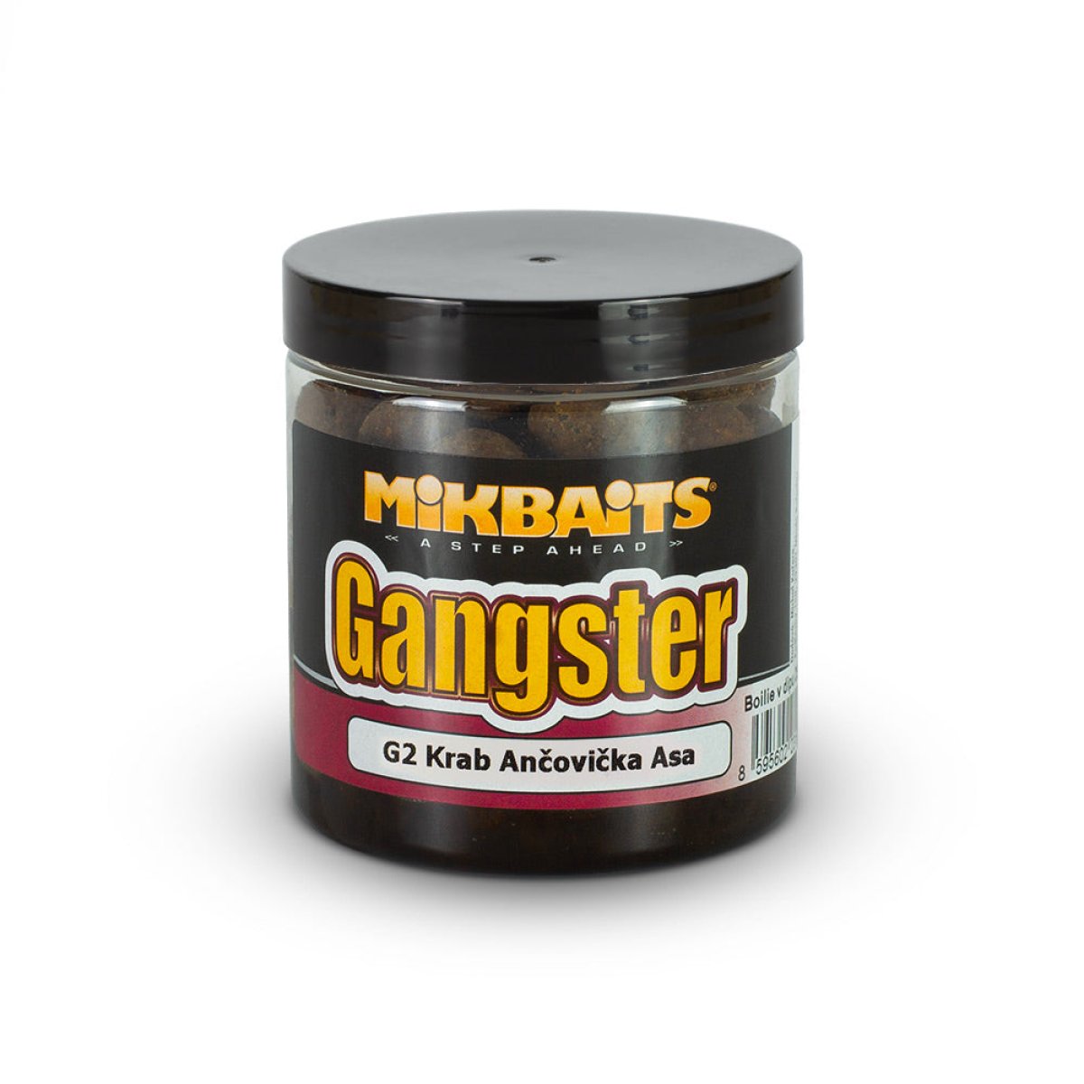 Mikbaits Gangster boilie v dipu 250ml G2 Krab Ančovička Asa 730