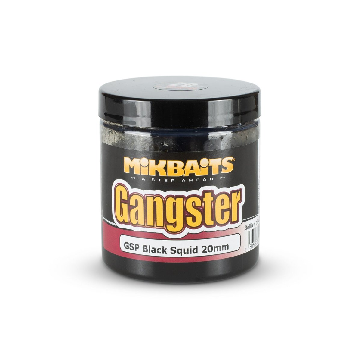 Mikbaits Gangster boilie v dipu 250ml GSP Black Squid 734