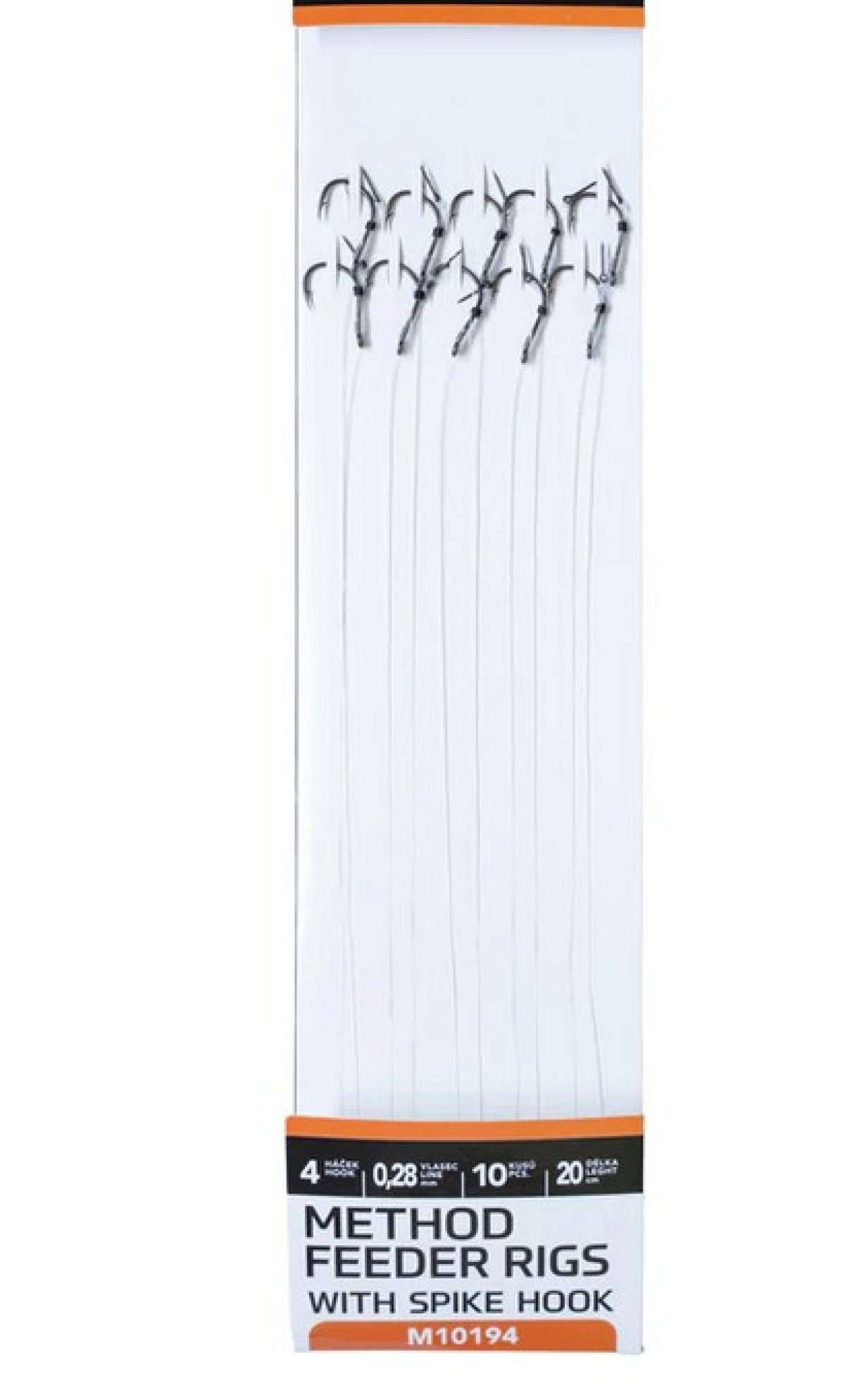 Mikbaits Method Feeder Návazce se zapichovacím hrotem č.4 - 10 ks