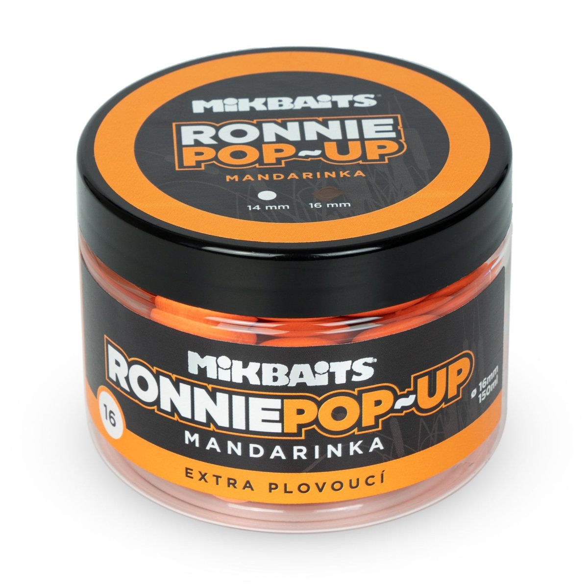 Mikbaits Ronnie pop-up 150ml Mandarinka 612