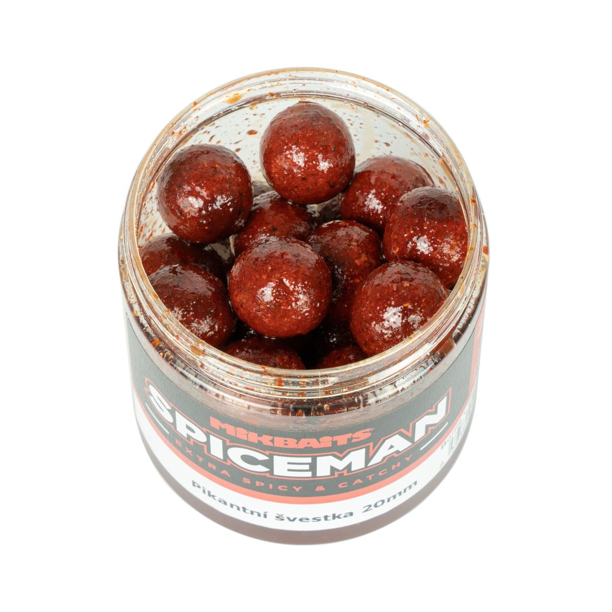 Mikbaits Spiceman boilie v dipu 250ml Pikantní švestka - 16mm