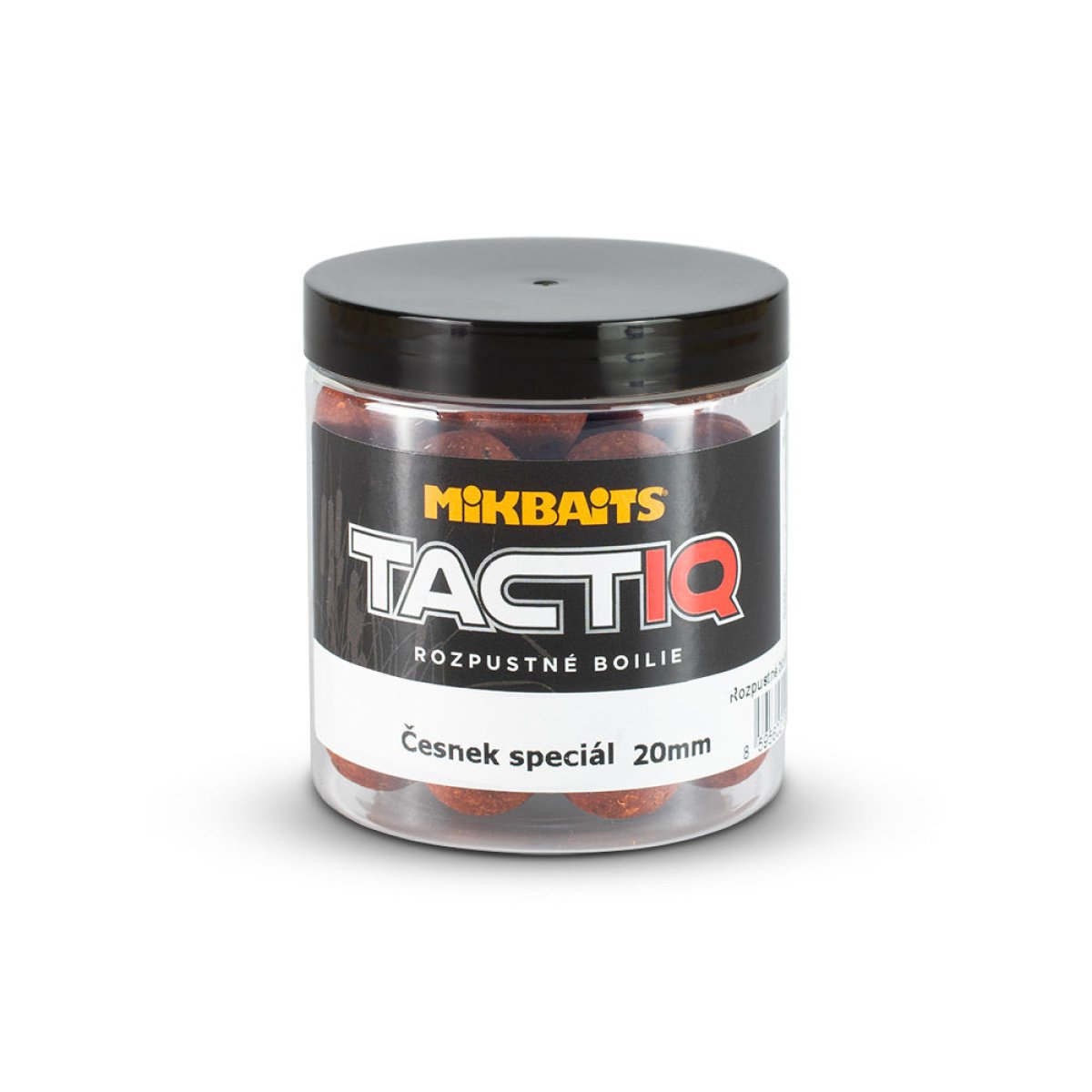 Mikbaits TactiQ rozpustné boilie 250ml Česnek speciál 621