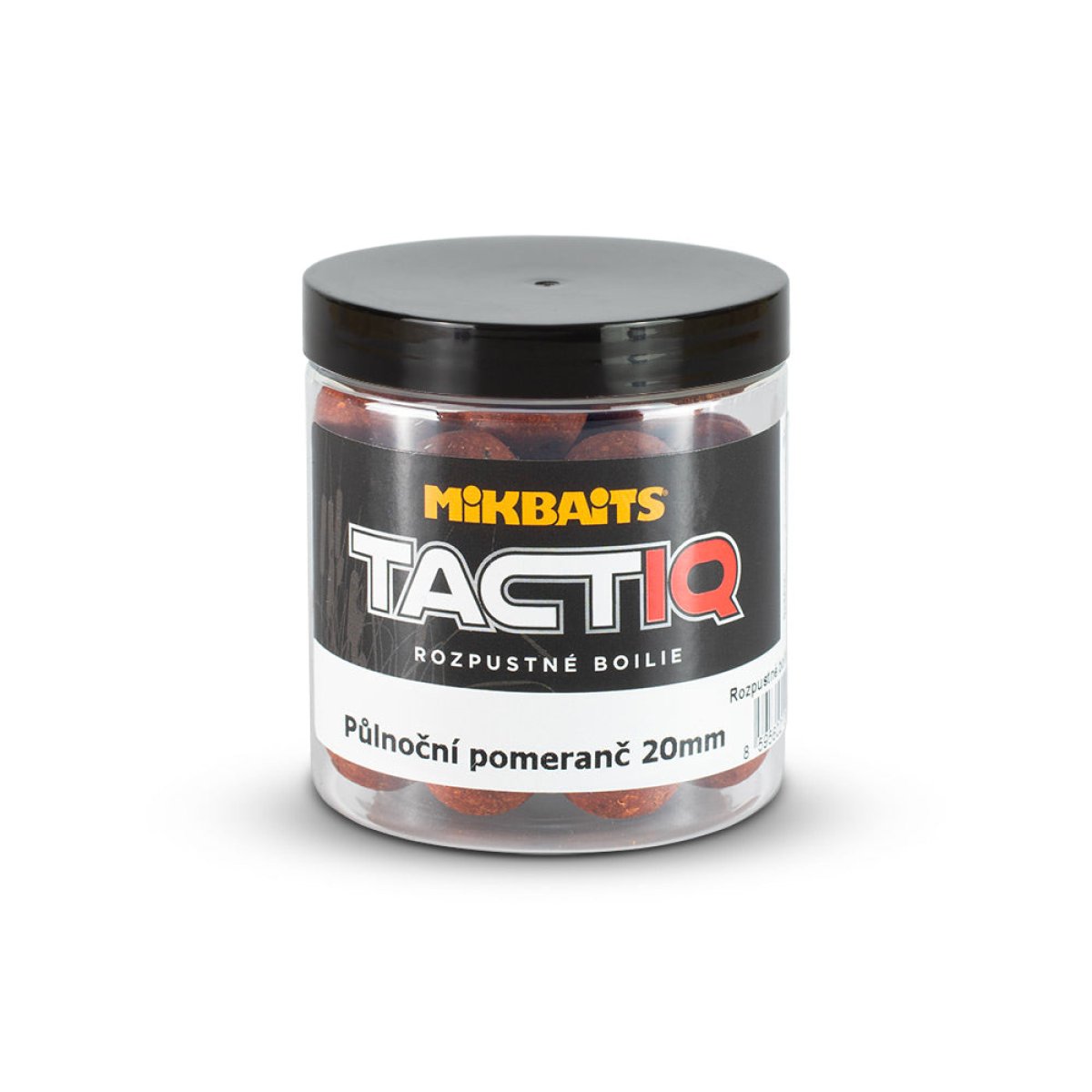 Mikbaits TactiQ rozpustné boilie 250ml Půlnoční pomeranč 625