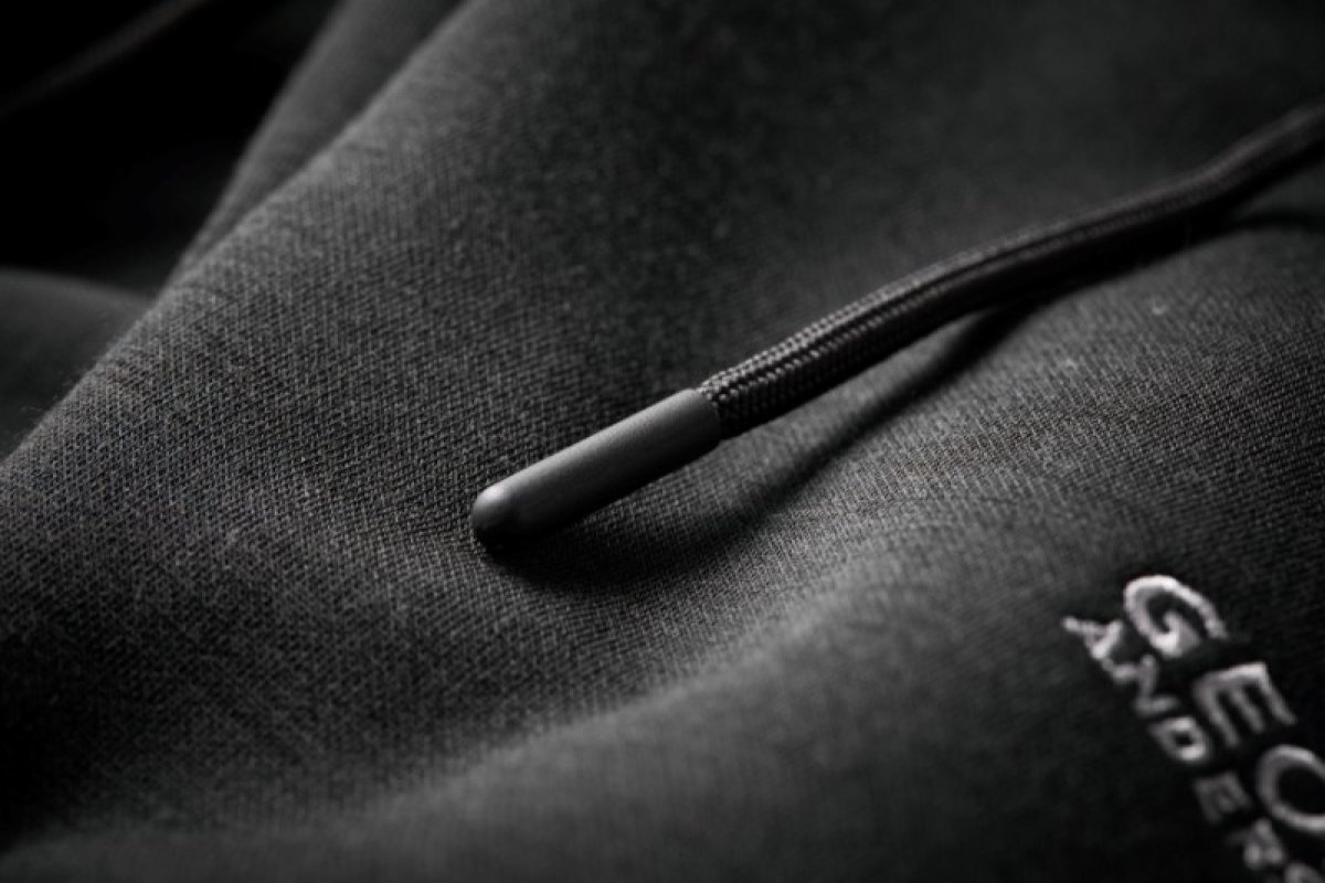 Mikina s kapucí Geoff Anderson WizWool 335 černá L 7388