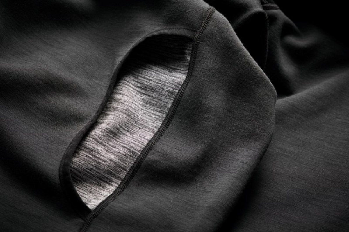 Mikina s kapucí Geoff Anderson WizWool 335 černá XXXXL 7392