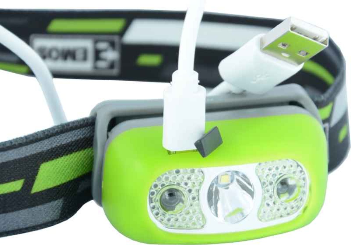 Nabíjecí čelovka 5W LED se senzorem pohybu