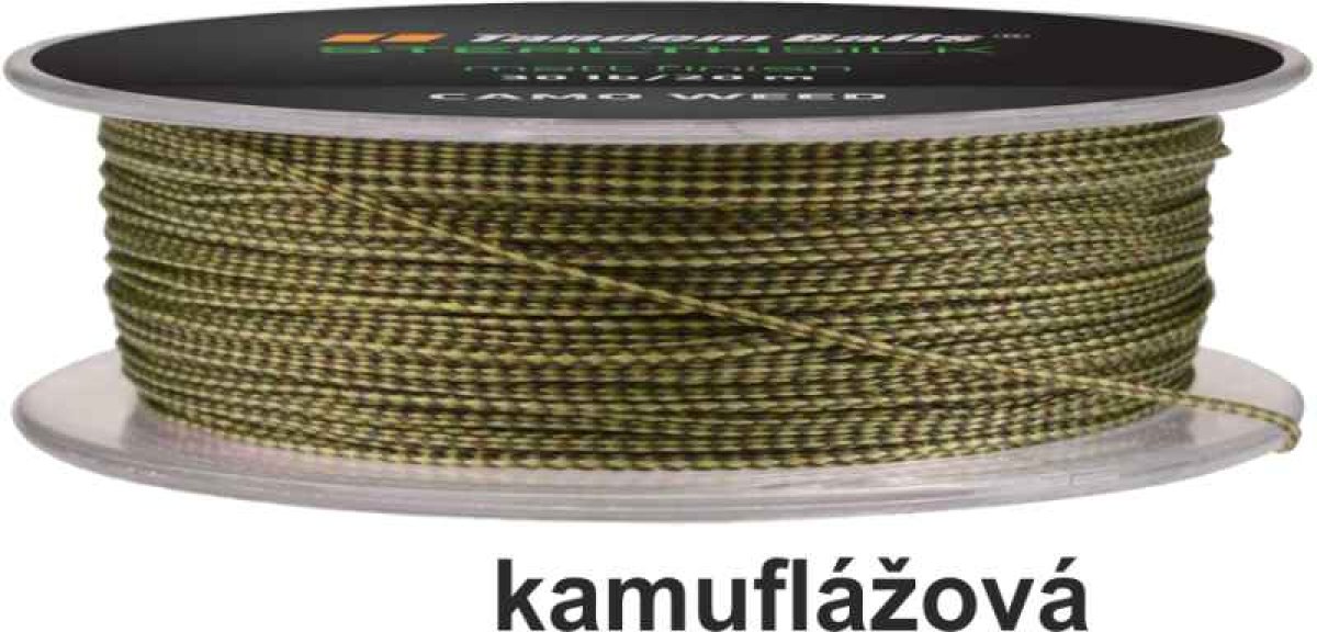 Návazcová šňůra Stealth Silk 20m 30lb camo