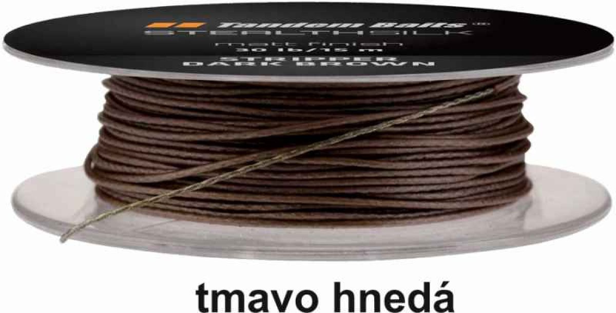 Návazcová šňůra Stealth Silk Stripper 15m 30lb camo