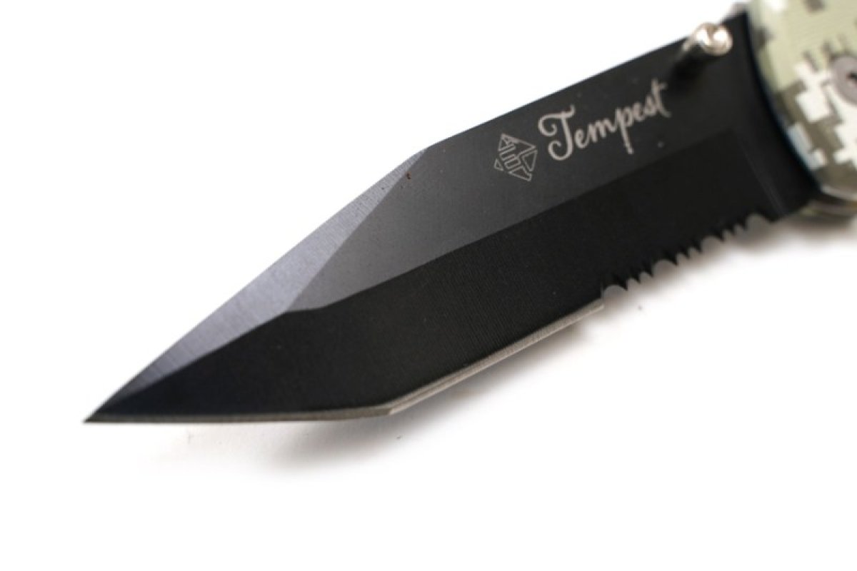 Nůž skládací Tempest maskáč 22cm