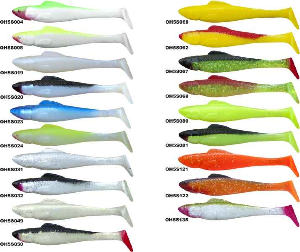 Ohio 5-12,5cm 1bal./5ks FL. ORANGE – HOLOG. / BLACK
