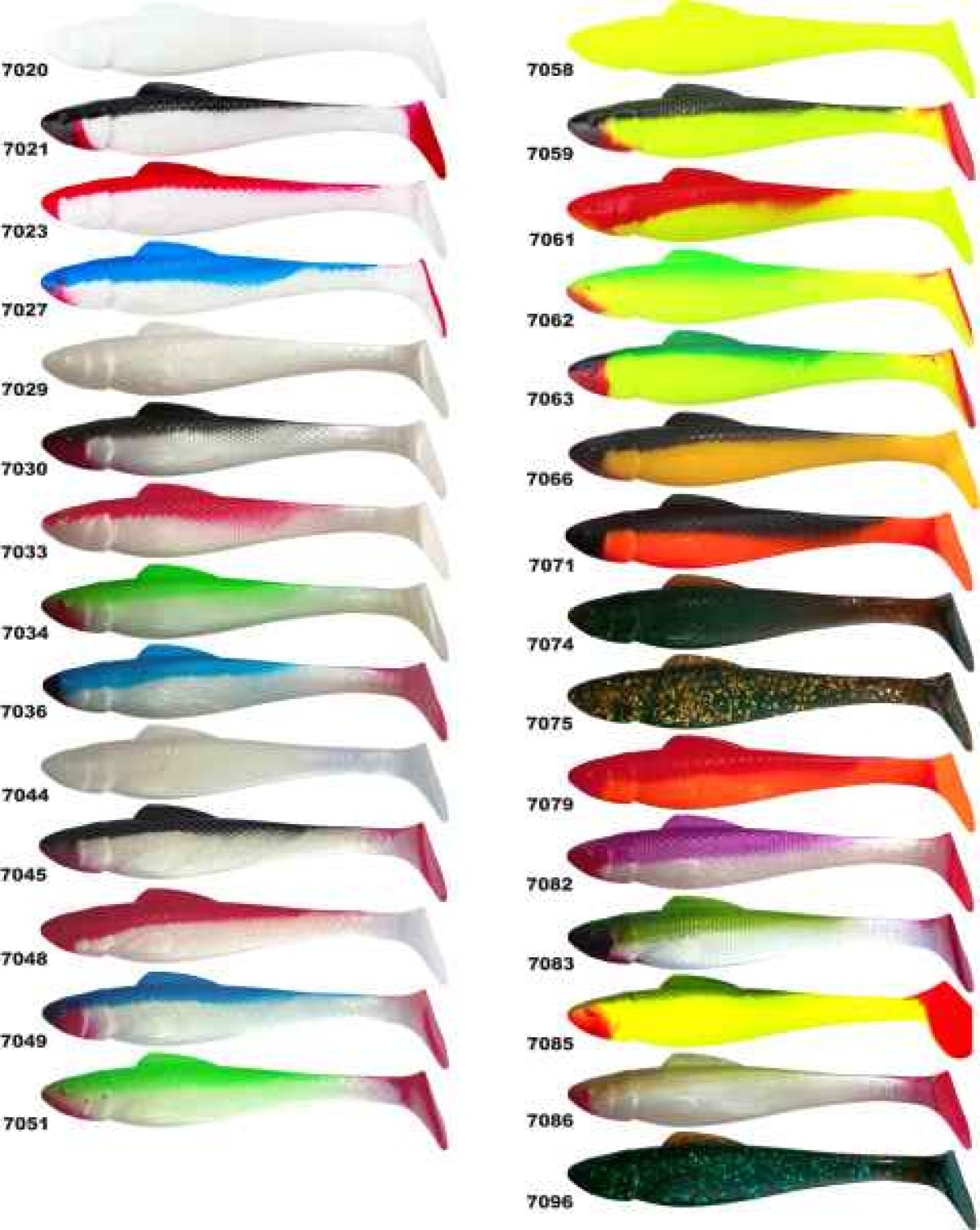 Ohio 5-12,5cm 1bal./5ks PEARL WHITE / PURPLE RED TAIL
