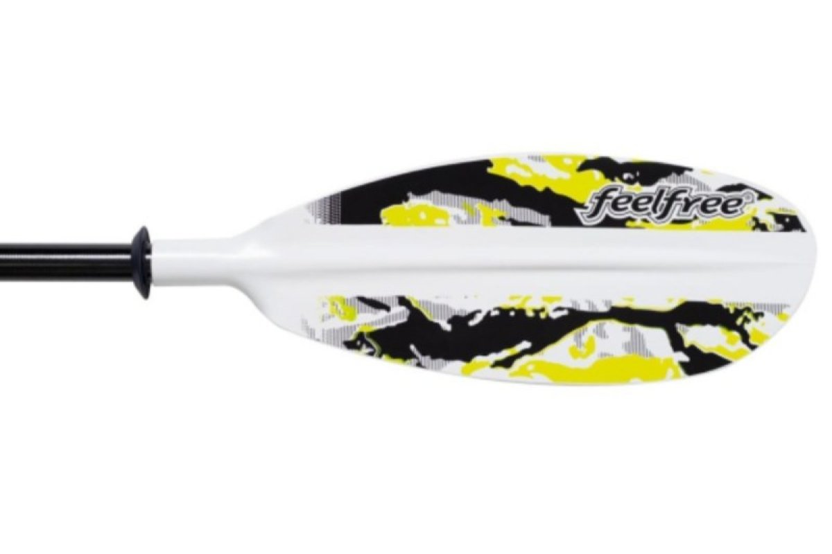 Pádlo FISHING PADDLE GLASS 2díl 240cm Lime Camo