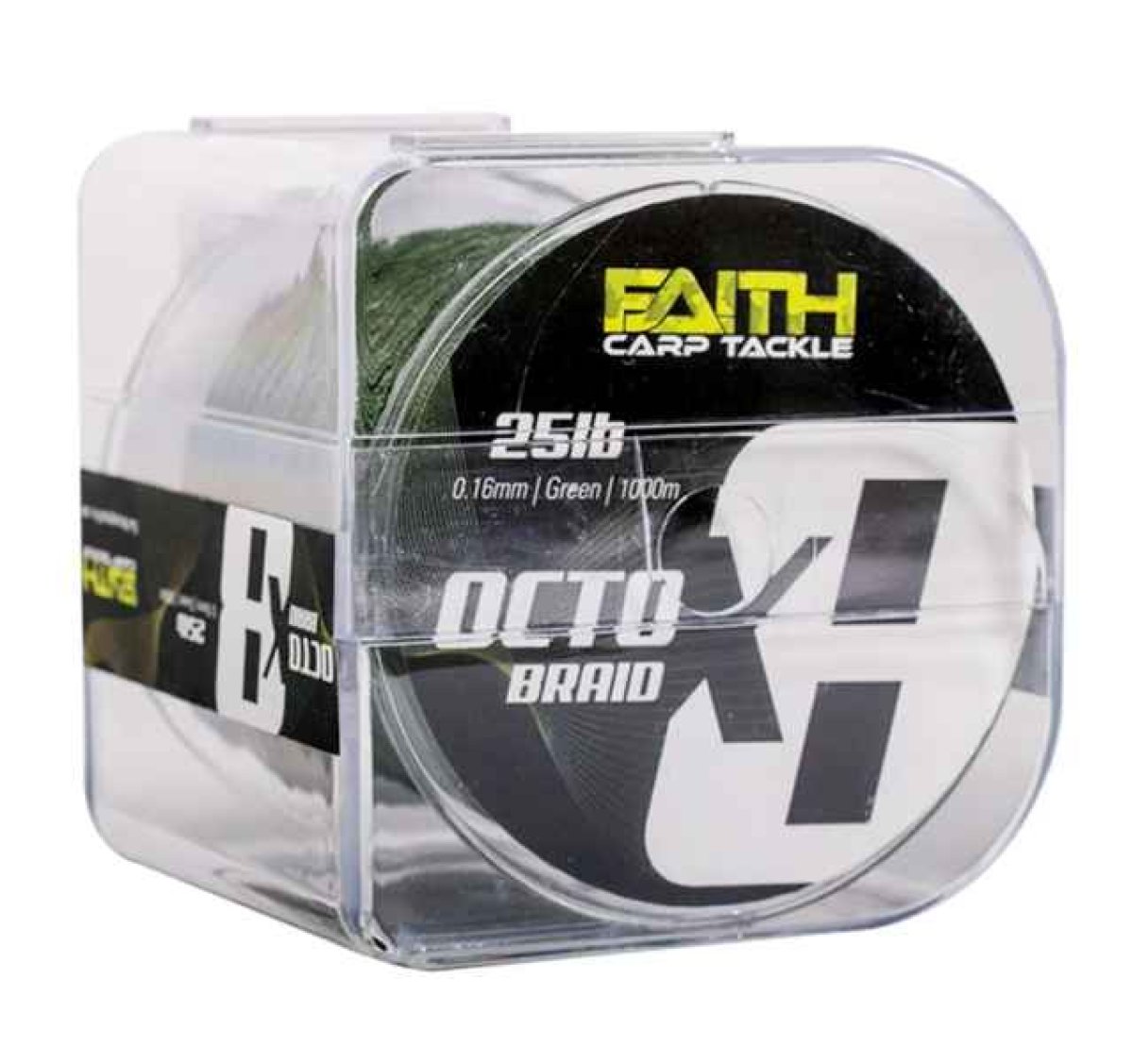 Pletená šňůra Faith Octox8 0,16mm / 1000m