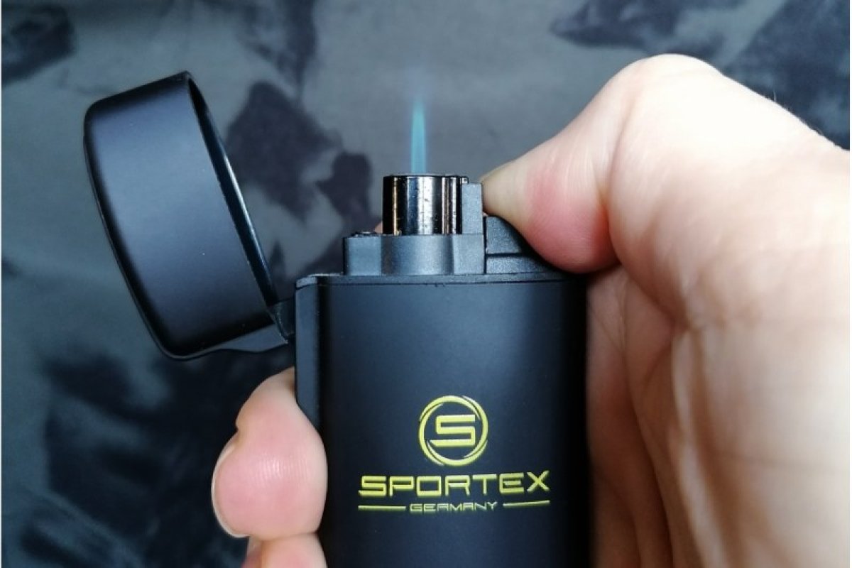 Pogumovaný zapalovač SPORTEX