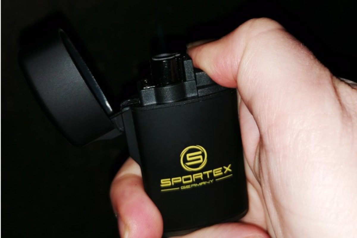 Pogumovaný zapalovač SPORTEX
