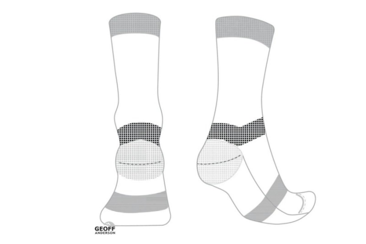 Ponožky Geoff Anderson WizWool Light Weight šedé 41-43 703