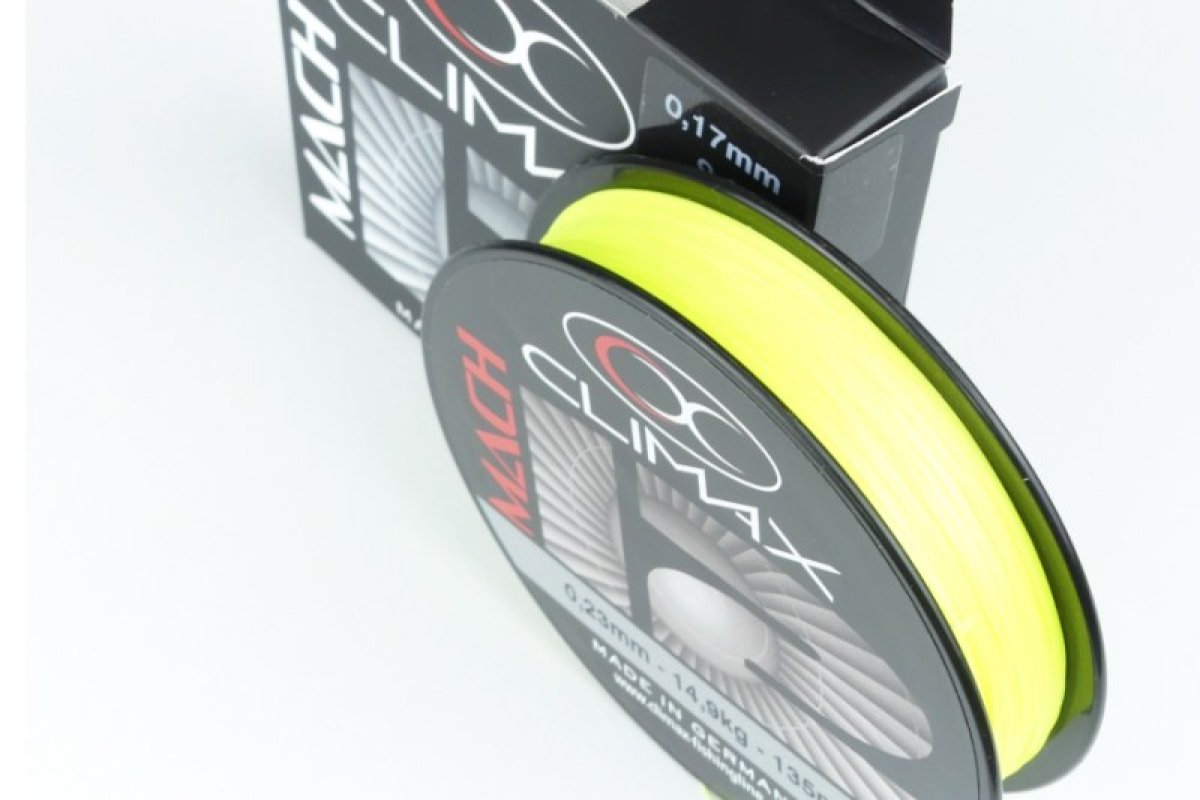 Přívlačová šňůra Climax Mach 12 fluo-yellow 135m/0,09mm/4,9kg