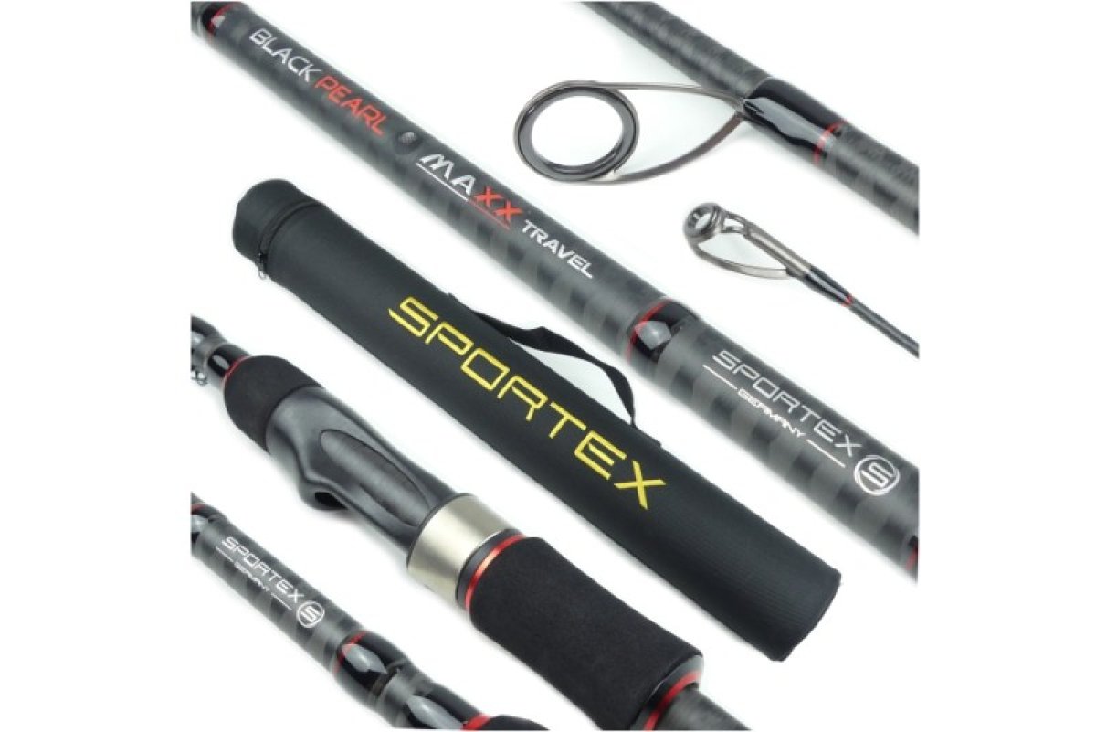 Přívlačový prut Sportex Black Pearl MAXX travel 240cm / 40g 4-díl