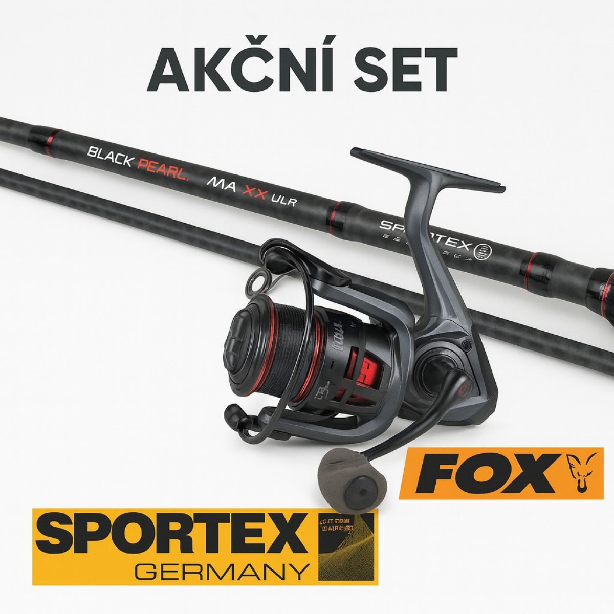 Přívlačový prut Sportex Black Pearl MAXX Ultra Light 2-díl 210cm + Naviják Fox Rage Prism X 1000