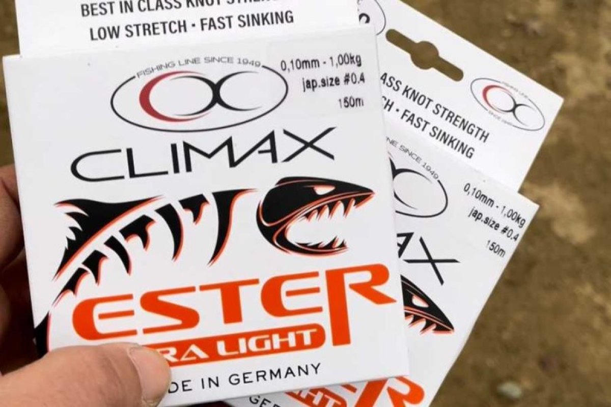 Přívlačový silon CLIMAX ESTER Japan Ultra Light transparent 150m 0,10/