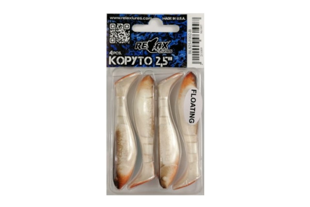 RELAX kopyto plovoucí (6,2cm) - přívlačová nástraha - blistr 4ks
