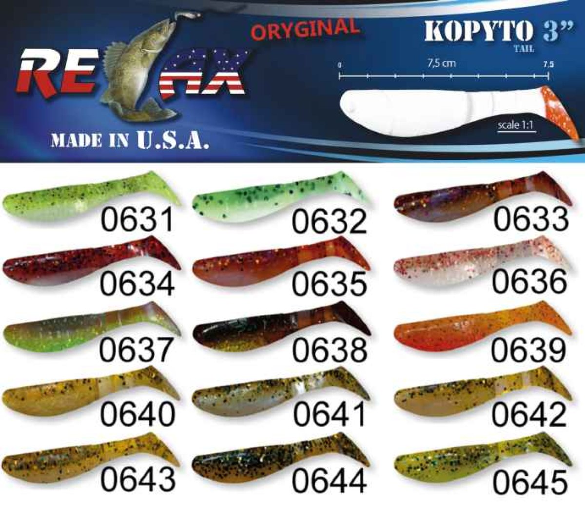 RELAX kopyto RK3-7,5cm 10ks v bal. barva 057