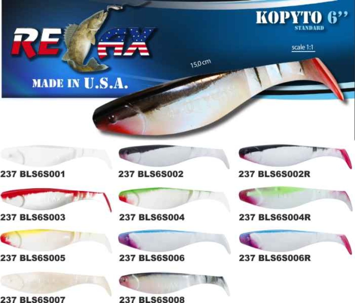 RELAX kopyto RK6 (15cm) cena 1ks/bal5ks 2208