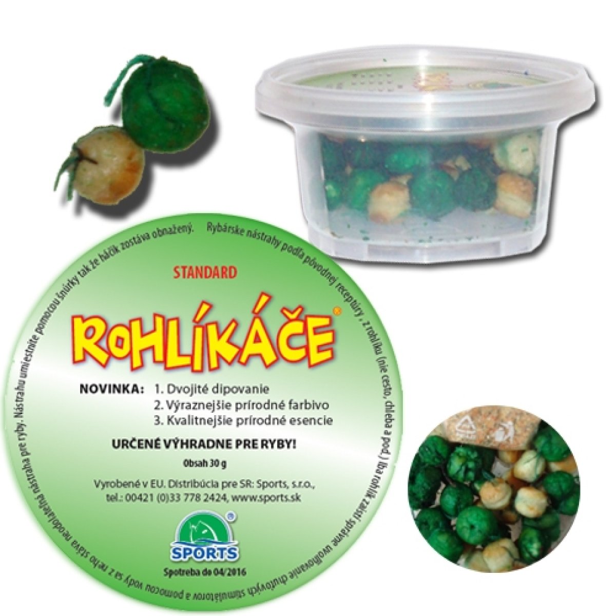 Rohlíkové boilies 12/16mm medový sirup Rohlíkové boilies 12/16mm medový sirup