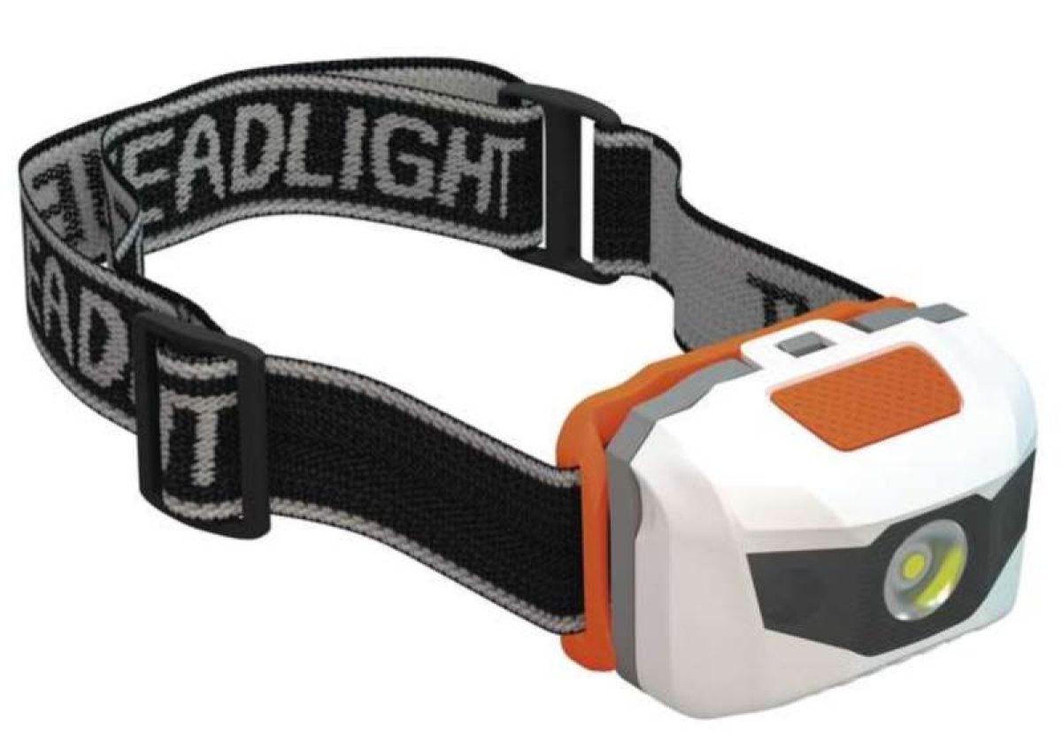 Rybářská čelová lampa 3 LED diódy