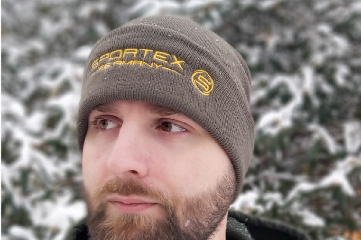 Rybářská čepice SPORTEX s logem zelená