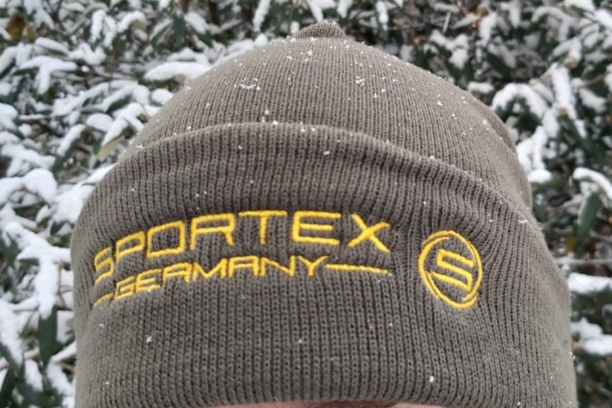 Rybářská čepice SPORTEX s logem zelená