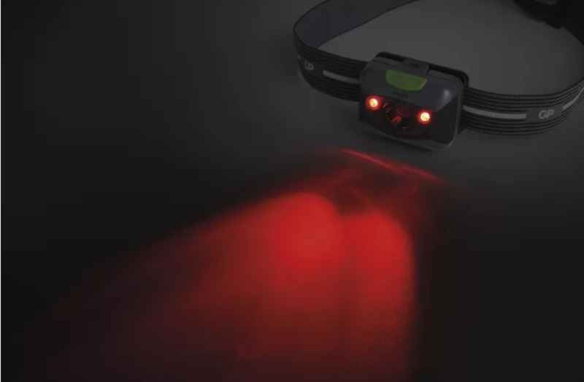 Rybářská CREE LED čelovka svítivost 200lm 3xAAA