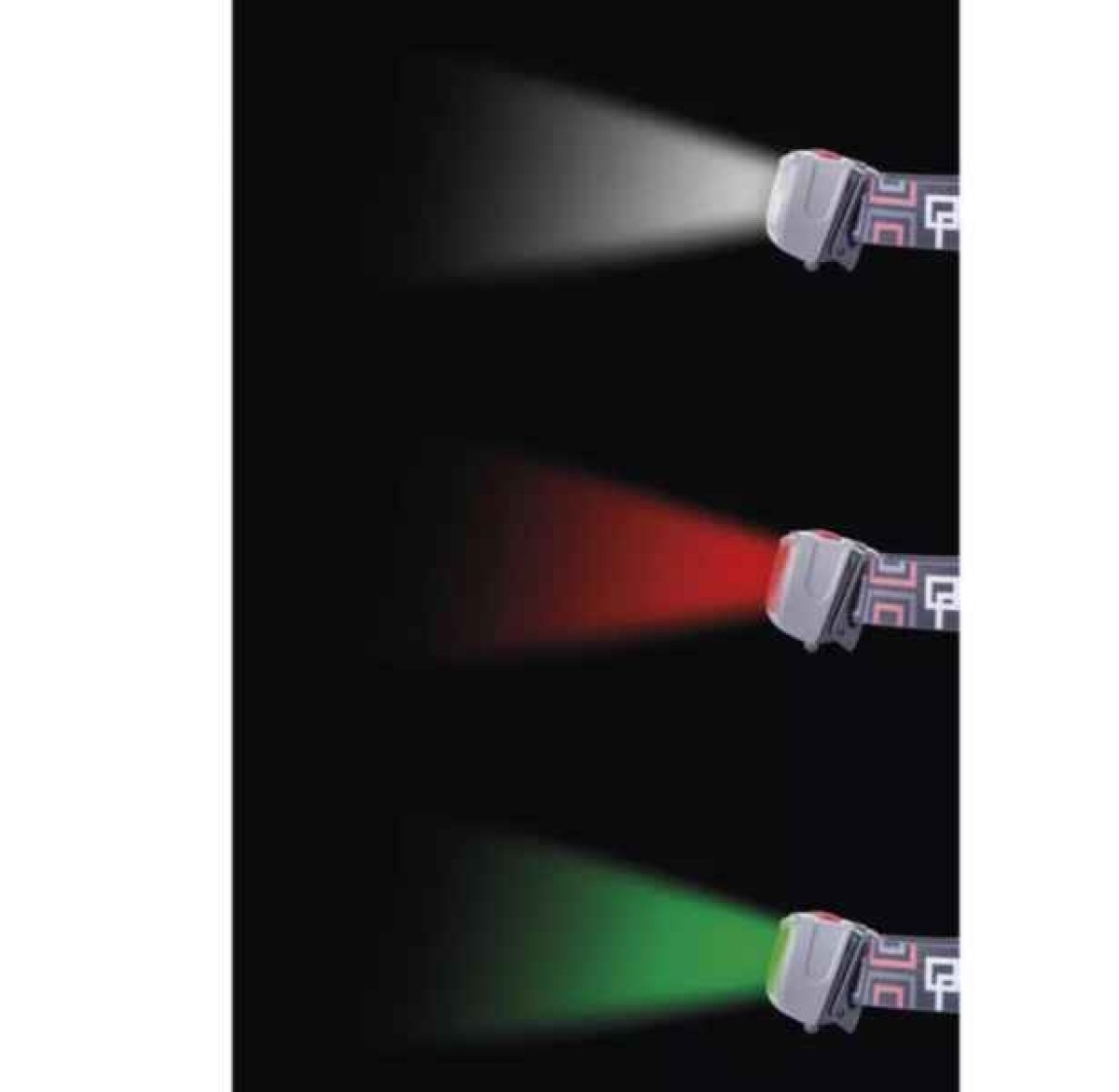 Rybářská CREE LED + COB LED čelovka svítivost 330lm