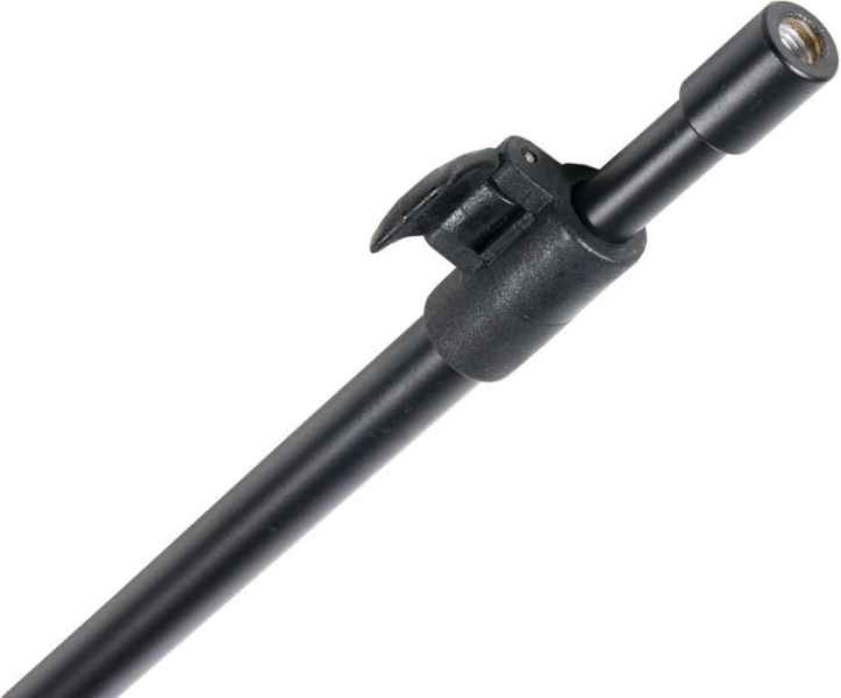 Rybářská posuvná vidlička s klipem ukončená hrotem 80-140cm