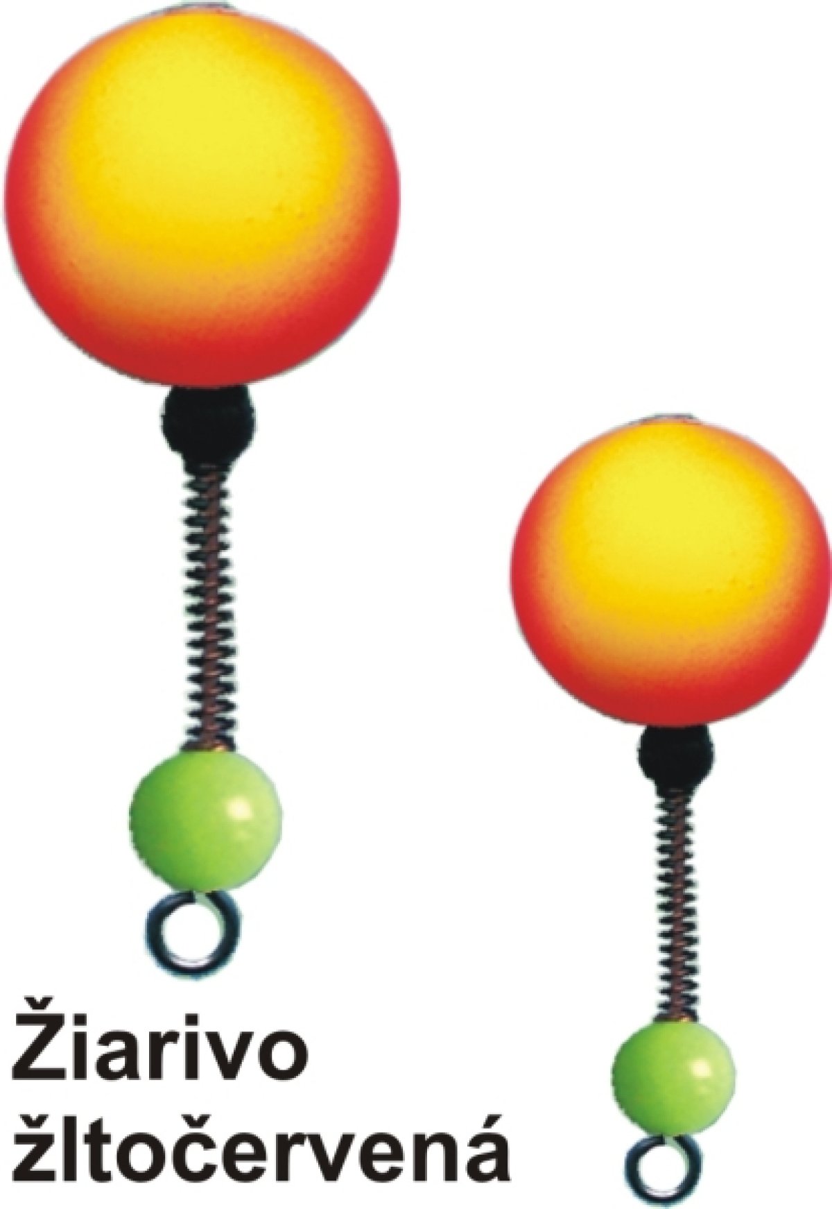 Rybářské signalizátory před špičku PŠ zářivě žluté 6697