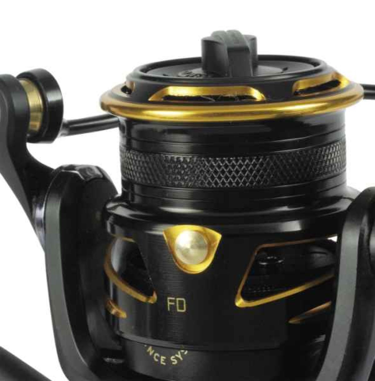 Rybářský naviják s přední brzdou - Black Magic FD420