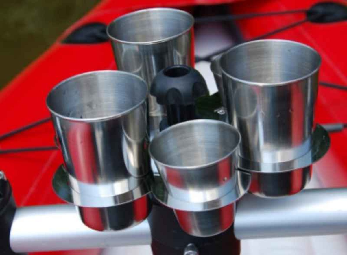 Sada nerezavějících sklenic 3x60ml 3x150ml v pouzdře