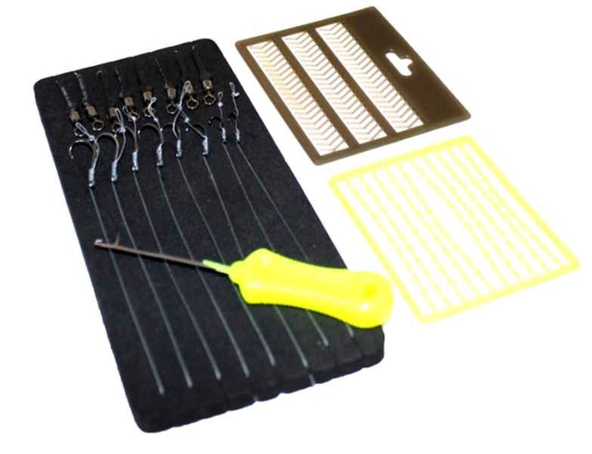 SET kaprových návazců SPORTS + zarážky + jehla -1ks