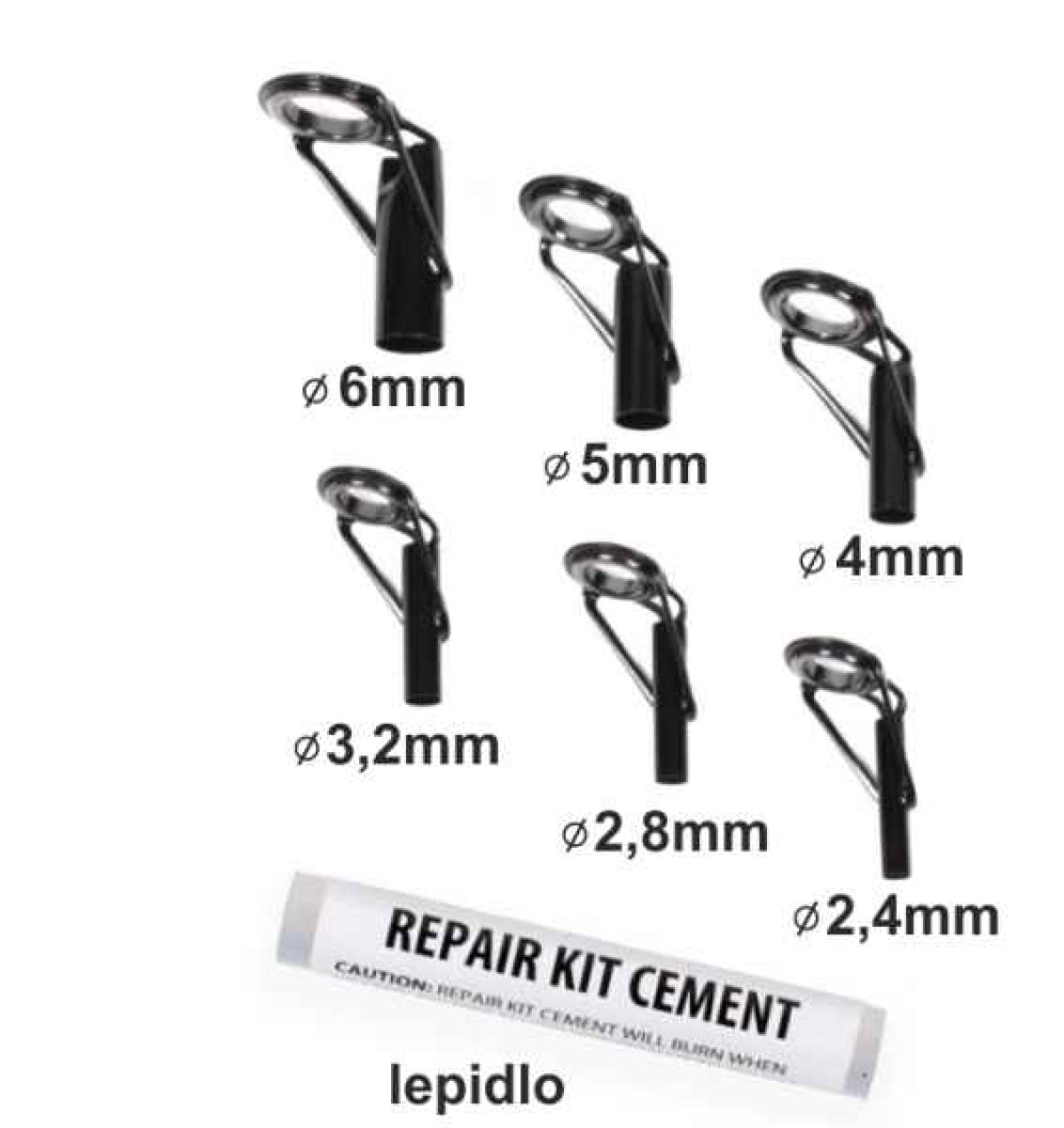 Set koncových oček 6ks