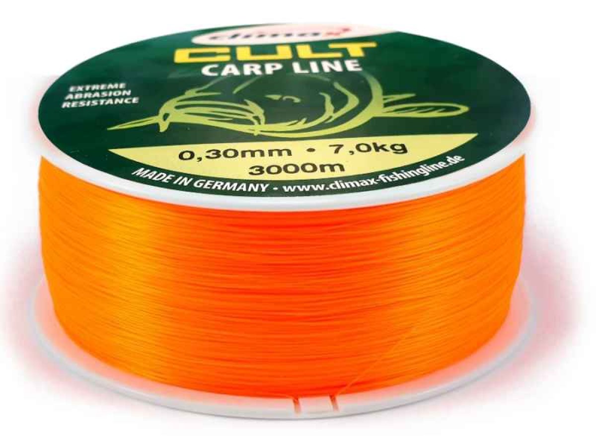 CLIMAX silon CULT Carp Line 600m Fluo-Orange 0,34mm CLIMAX silon CULT Carp Line 600m Fluo-Orange 0,34mm