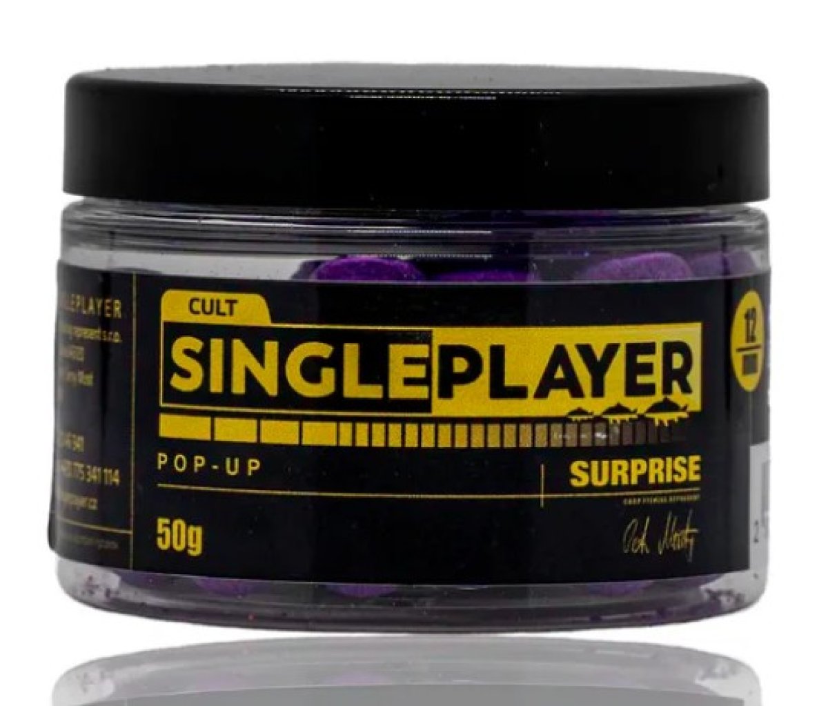 SINGLEPLAYER Pop-up Boilie SURPRISE 50g 12mm SINGLEPLAYER Pop-up Boilie SURPRISE 50g 12mm