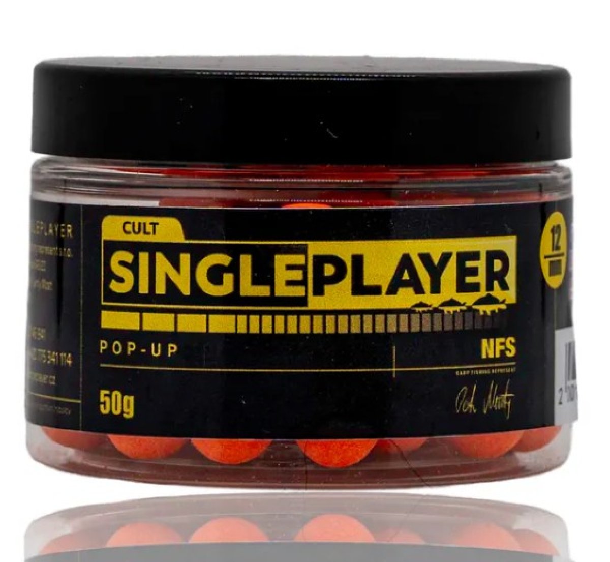 SINGLEPLAYER Pop-up Boilies NFS 50g 12mm SINGLEPLAYER Pop-up Boilies NFS 50g 12mm