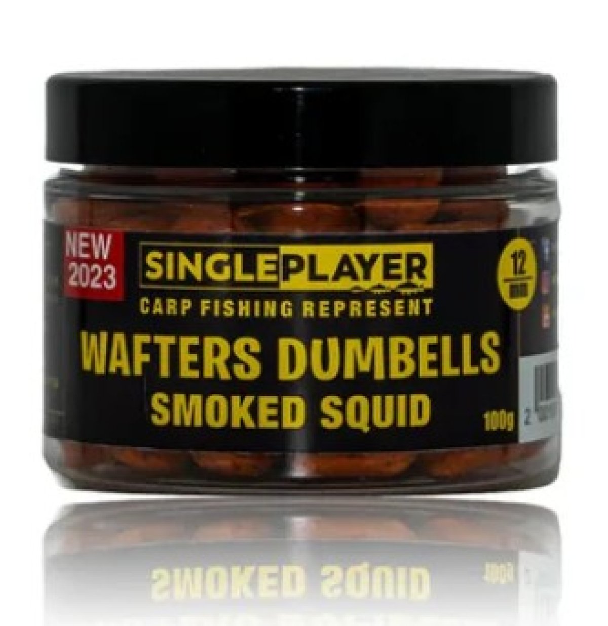 SINGLEPLAYER Wafters Dumbells Smoked Squid 100g 12 mm