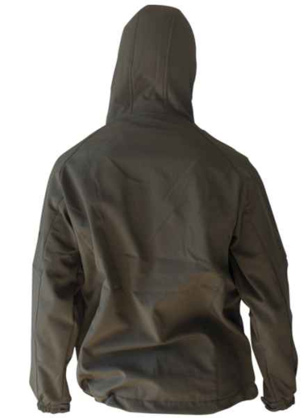 Softshell bunda s kapucí FAITH - olivová barva L