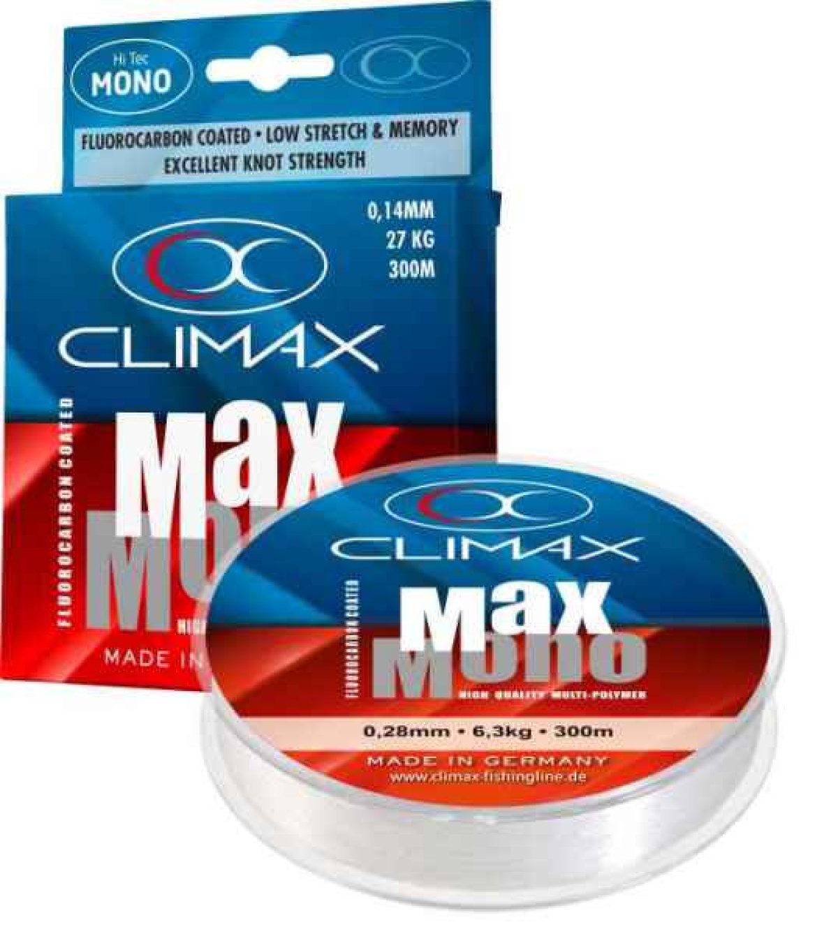 Speciální přívlačový silon Max-Mono 300m 0,18mm / 3,0kg / 300m