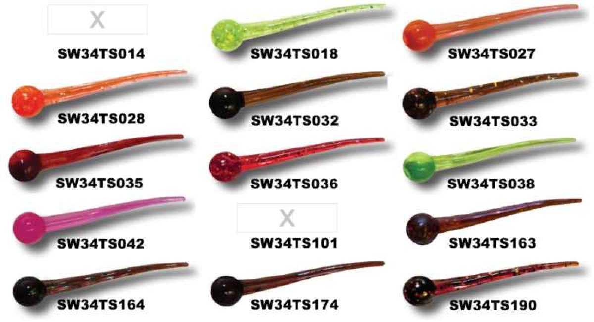 SPERM WORM 3/4 - cena za 1ks / 25ks barva 6241