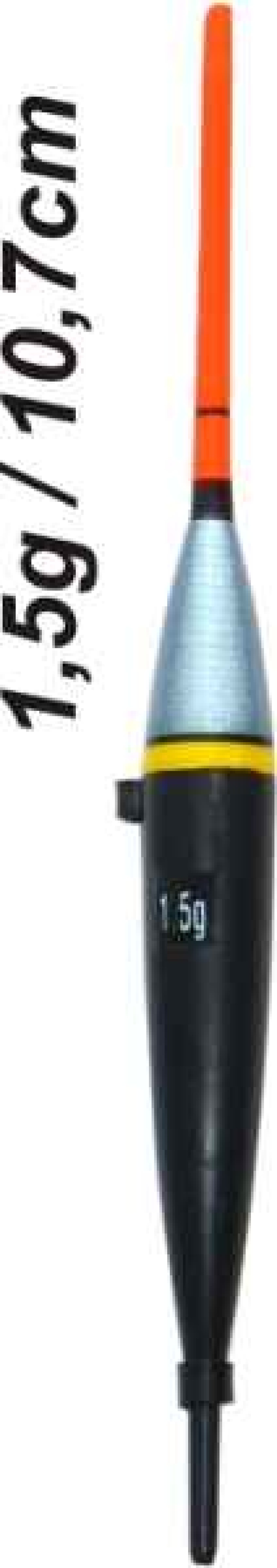 Splávek na ryby - délka 107mm/nosnost 1,5 gr