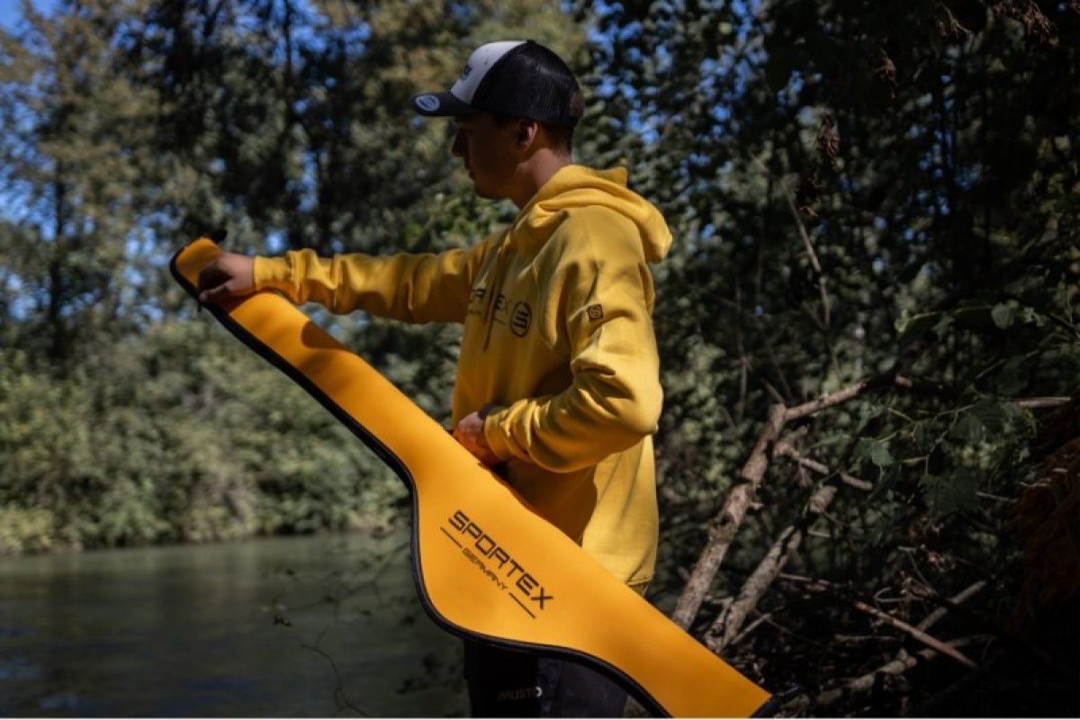 Sportex EVA pouzdro na prut žluté 128cm