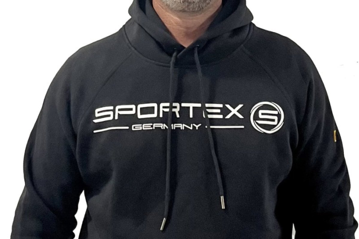 Sportex rybářská mikina s kapucí černá vel.M